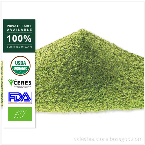 Organic Top Quality Pure Matcha Green Tea Powder